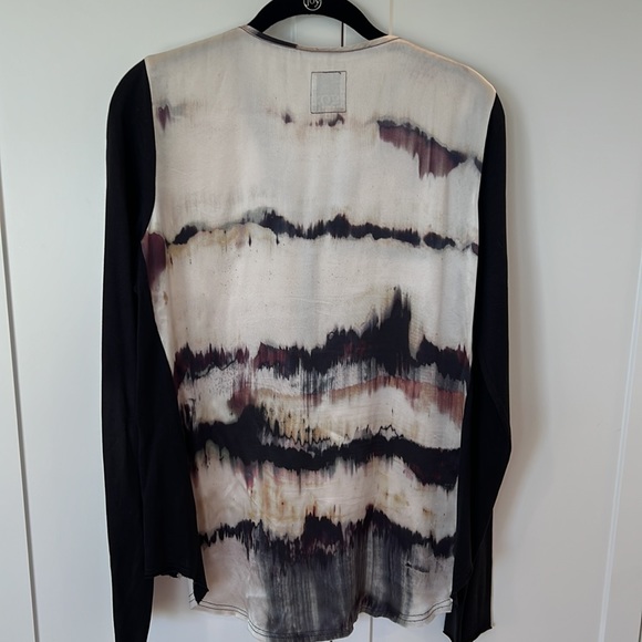 Go by Go Silk Zippy Redux Blouse Top Size M - Picture 5 of 9